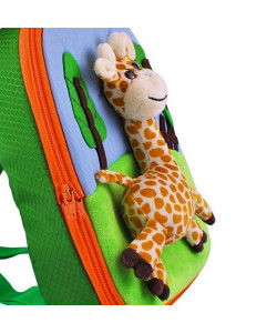 3D长颈鹿节能减碳儿童背包-FOBP2306